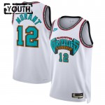 Maillot NBA Memphis Grizzlies Ja Morant Nike 2024-25 Classic Edition Blanc Swingman - Enfant